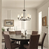 Kichler Vetivene 6-Light Black Farmhouse Chandelier