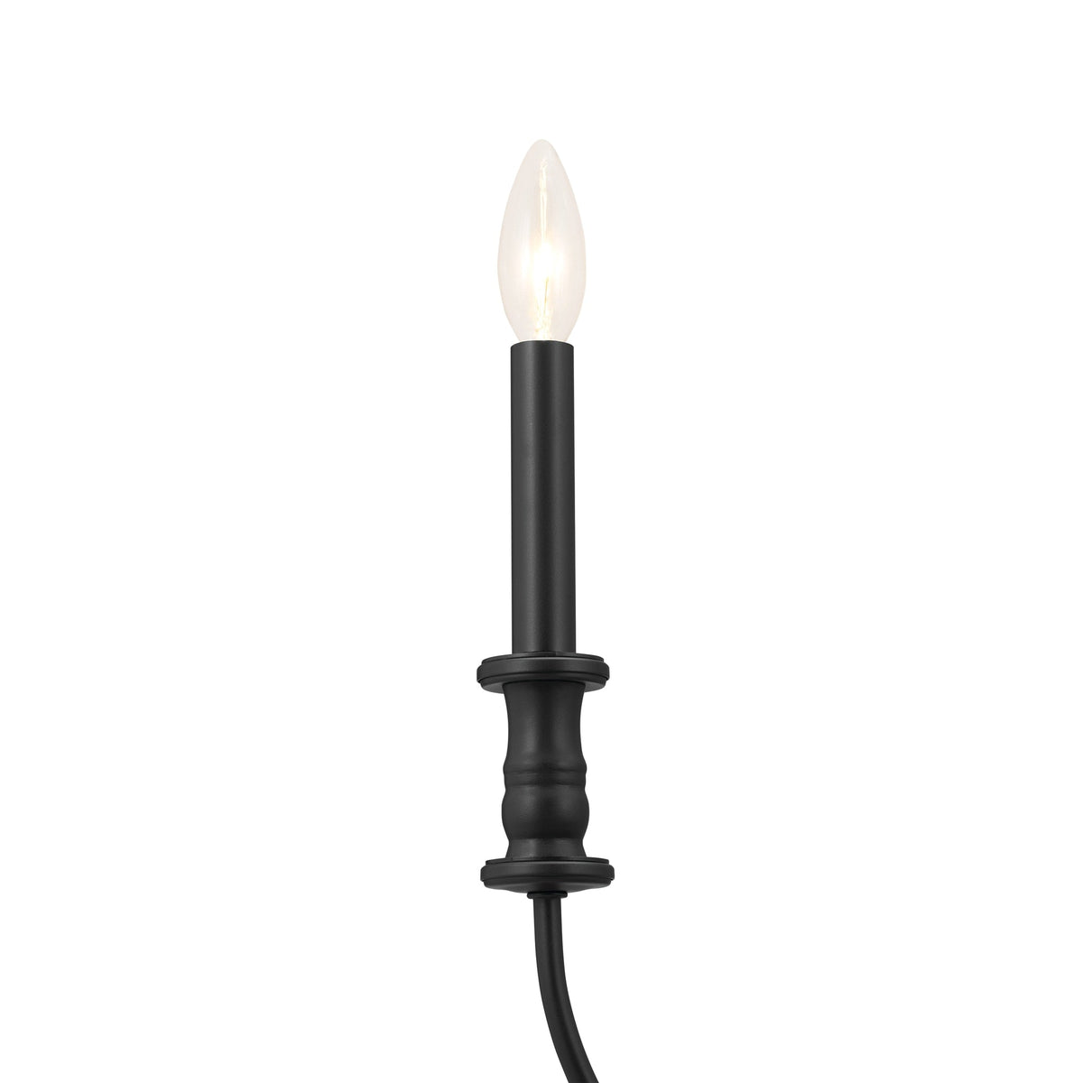Kichler Karthe 9-Light Black Farmhouse Chandelier