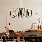 Kichler Karthe 9-Light Black Farmhouse Chandelier