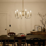 Kichler Karthe 6-Light Gold French Country/Cottage Chandelier