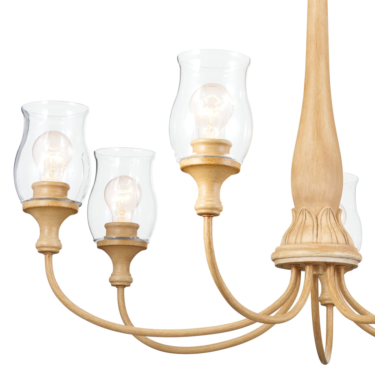 Kichler Melis 7-Light Brown Farmhouse Chandelier
