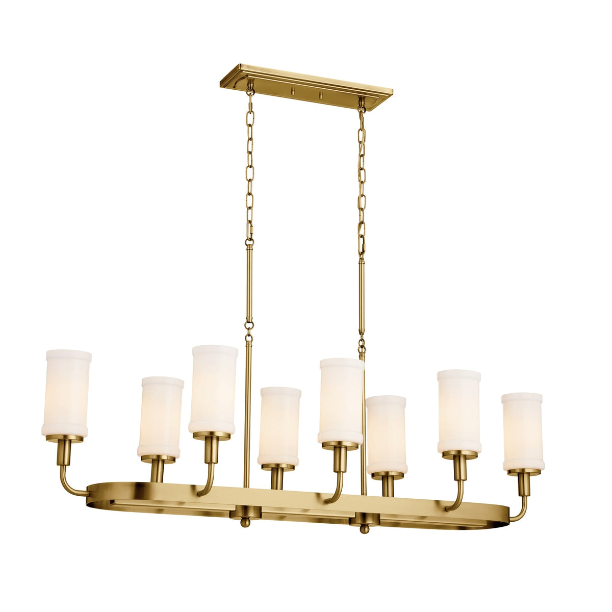 Kichler Vetivene 8-Light Gold French Country/Cottage Chandelier