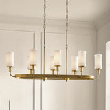 Kichler Vetivene 8-Light Gold French Country/Cottage Chandelier