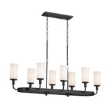 Kichler Vetivene 8-Light Black Farmhouse Chandelier