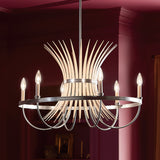 Kichler Baile 6-Light Brushed Nickel Farmhouse Chandelier