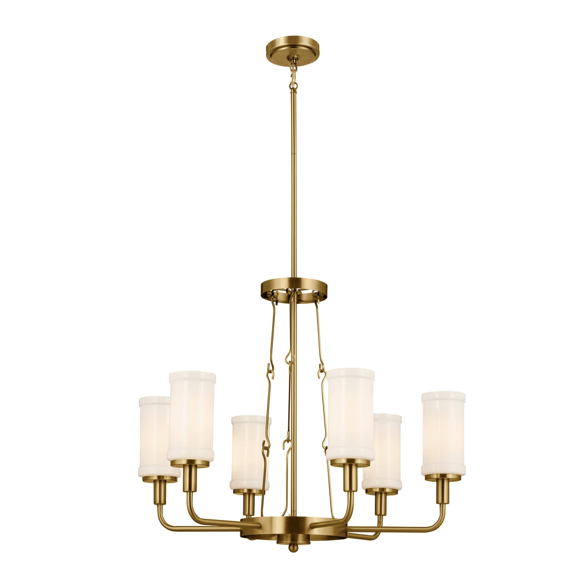 Kichler Vetivene 6-Light Gold French Country/Cottage Chandelier