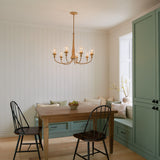 Kichler Melis 7-Light Brown Farmhouse Chandelier
