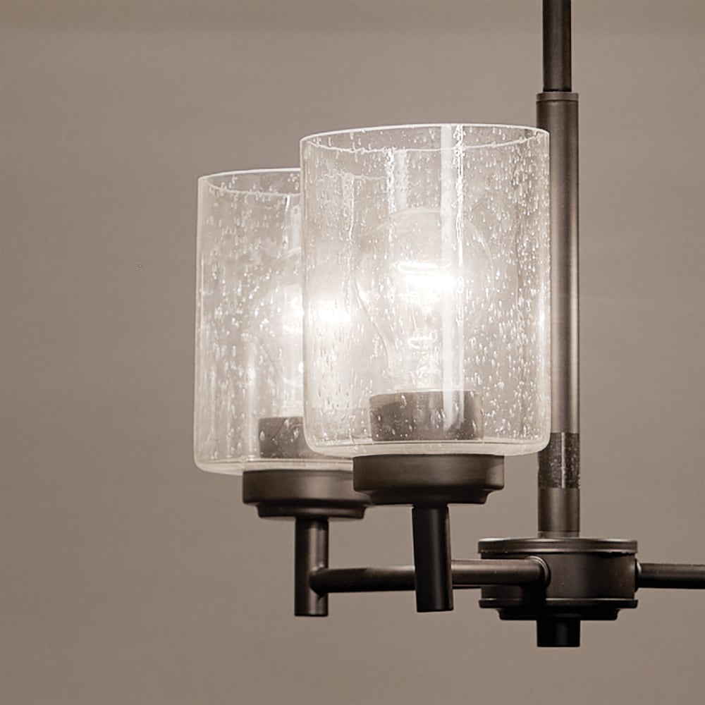 Kichler Winslow 3-Light Black Modern/Contemporary Chandelier