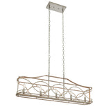Kichler Adelgade 5-Light Distressed White Coastal Chandelier
