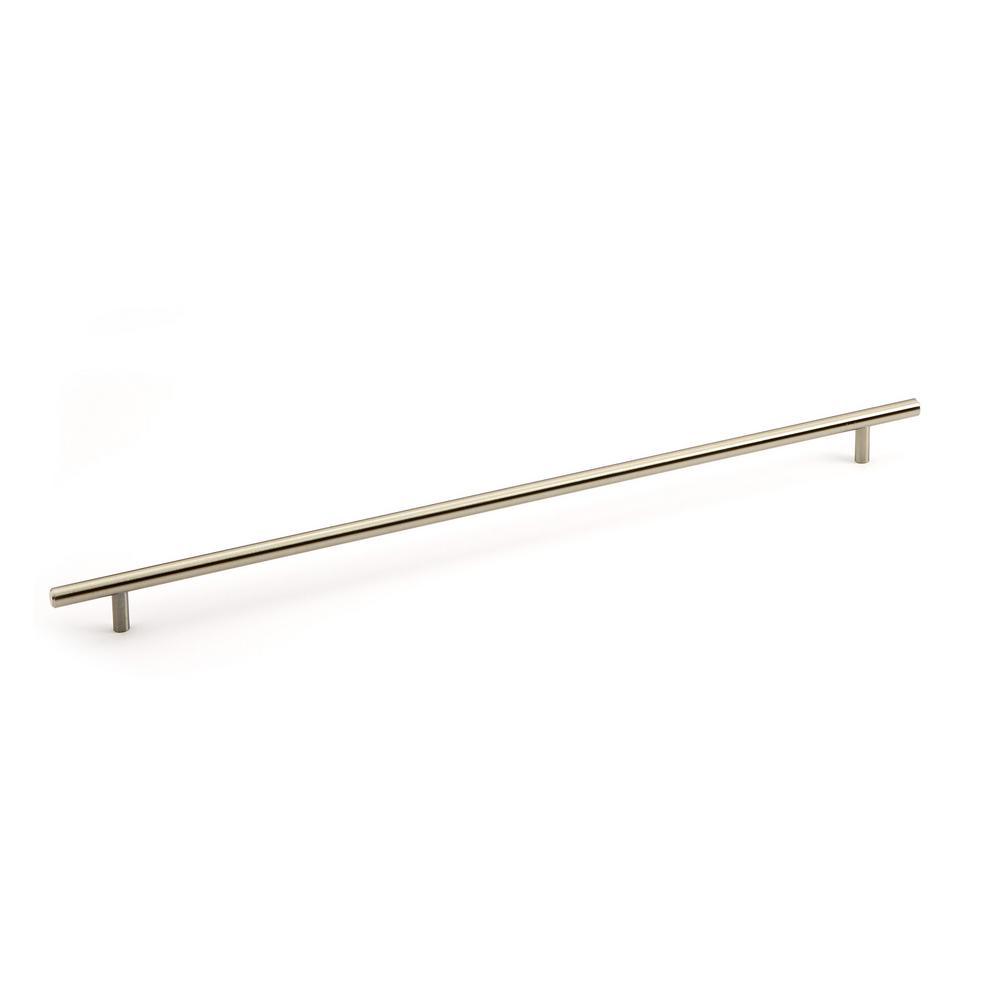 5-1/16 in. (128 mm) Center-to-Center Brushed Nickel Steel Contemporary Drawer Pull - Super Arbor
