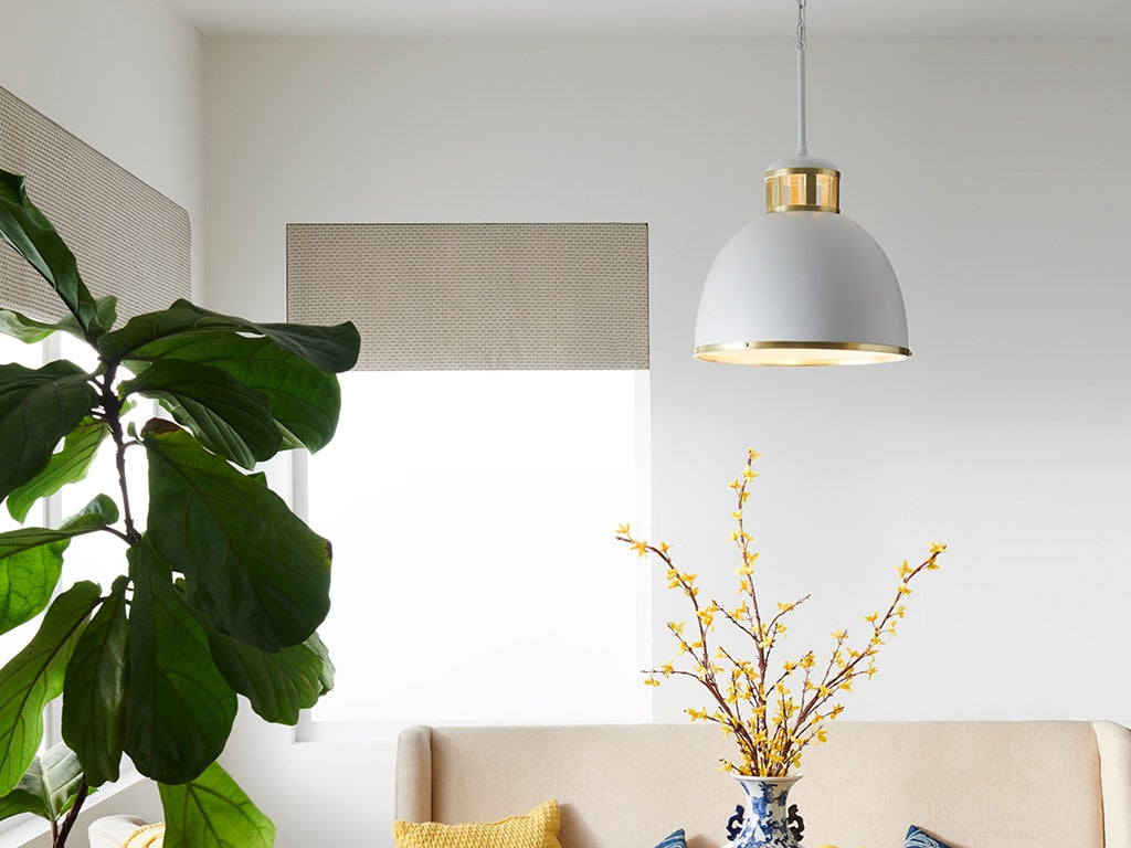 Kichler Sansara 3-Light Champagne Gold Coastal Dome Medium Hanging Pendant Light