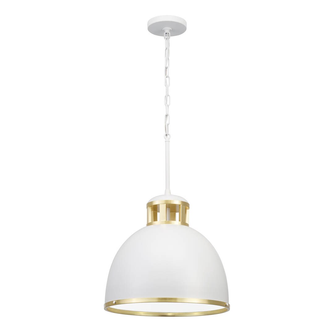 Kichler Sansara 3-Light Champagne Gold Coastal Dome Medium Hanging Pendant Light