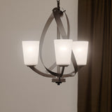 Kichler Layla 3-Light Antique Bronze Modern/Contemporary Chandelier