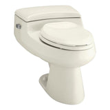 San Raphael Comfort Height 1-piece 1 GPF Single Flush Elongated Toilet in Sandbar, Seat Included - Super Arbor