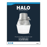 65-Watt Metallic Outdoor Fluorescent Security Wall and Area Light with Dusk to Dawn Photocell Sensor