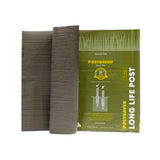 Postsaver Rot Protection Post Wrap and Tack 180-in Black/Green Composite Post Sleeve For Wood Fence