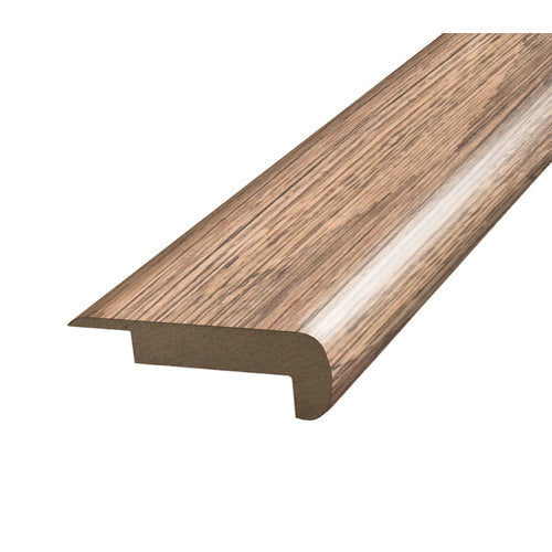 SimpleSolutions 2.37-in x 78.7-in Chesterfield Hackberry Prefinished Stair Nosing - Super Arbor