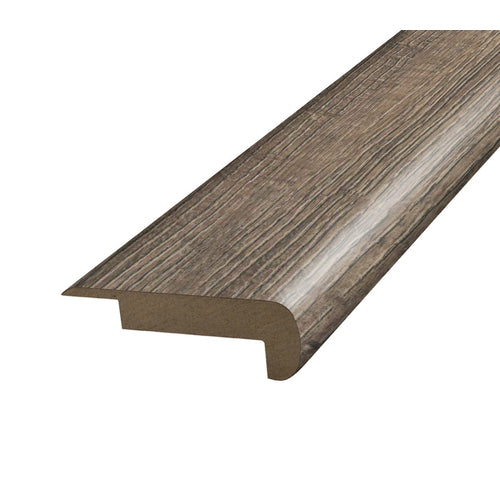 SimpleSolutions 2.37-in x 78.7-in Chesterfield Hackberry Prefinished Stair Nosing - Super Arbor
