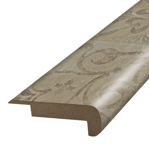 SimpleSolutions 2.37-in x 78.7-in Heathered/Aged Gray Oak Prefinished Stair Nosing