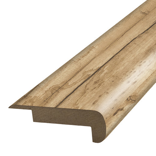 SimpleSolutions 2.37-in x 78.7-in Crema Oak Prefinished Stair Nosing - Super Arbor