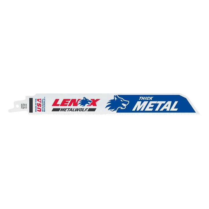 LENOX 5-Pack 9-in 14-TPI Bi-Metal Reciprocating Saw Blades, METALWOLF