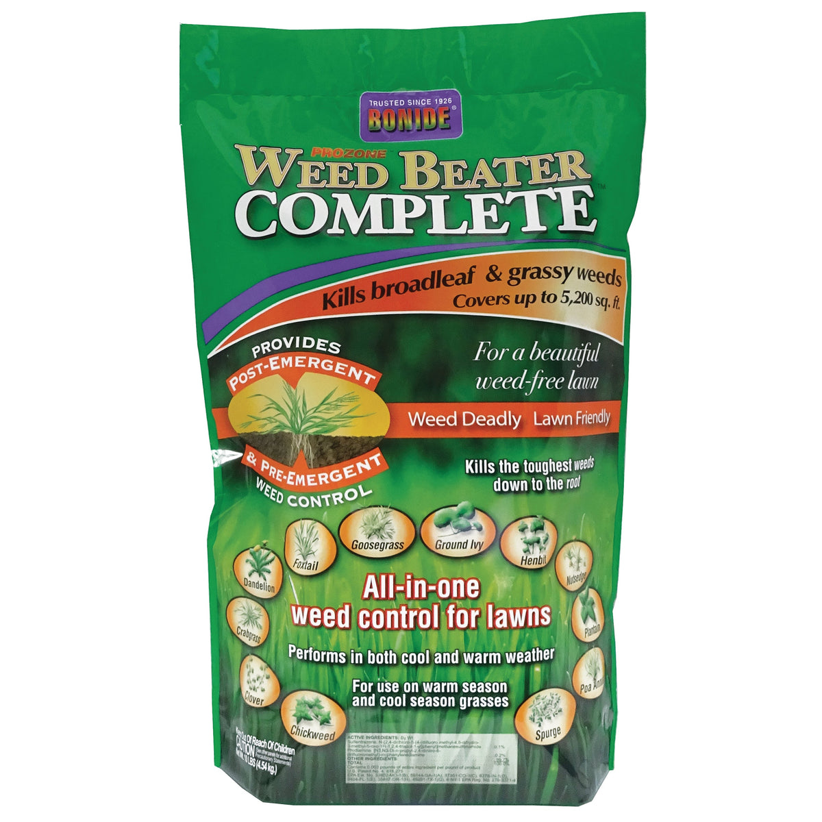 Bonide ProZone Weed Beater Complete Weed Killer Granules, 10 lb