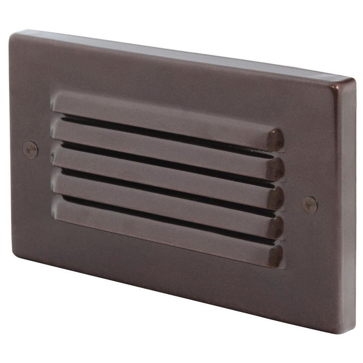 1-Light Bronze Integrated LED Horizontal Deck Step Light - Super Arbor