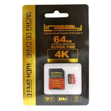High Speed Micro SD Card 64GB V30 4K ULTRA HD - Super Arbor