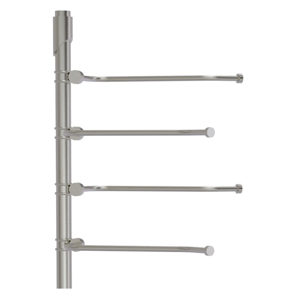 Allied Brass Tribecca Satin Nickel Freestanding Towel Rack