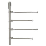 Allied Brass Tribecca Satin Nickel Freestanding Towel Rack