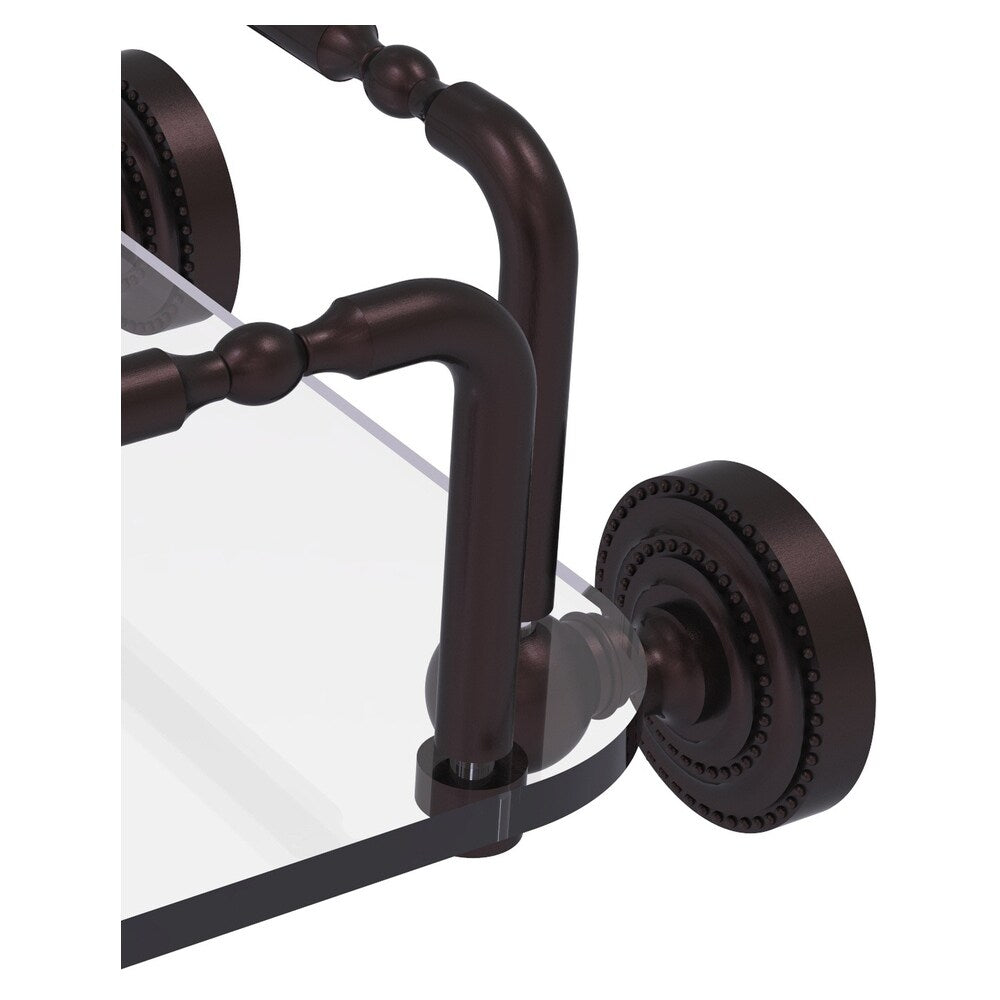 Allied Brass Dottingham Antique Bronze Wall Mount Towel Rack