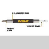 DEWALT 4-Pack 1-in Magnetic Screwdriving Bit Drive Guide Set