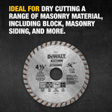 DEWALT Diamond 4.5-in Grinding Wheel, DW4725