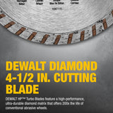 DEWALT Diamond 4.5-in Grinding Wheel, DW4725
