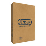 Jensen Styleline 16-in x 26-in Recessed Mount Stainless Steel Mirrored Medicine Cabinet