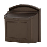 Black Wall Mailbox - Super Arbor