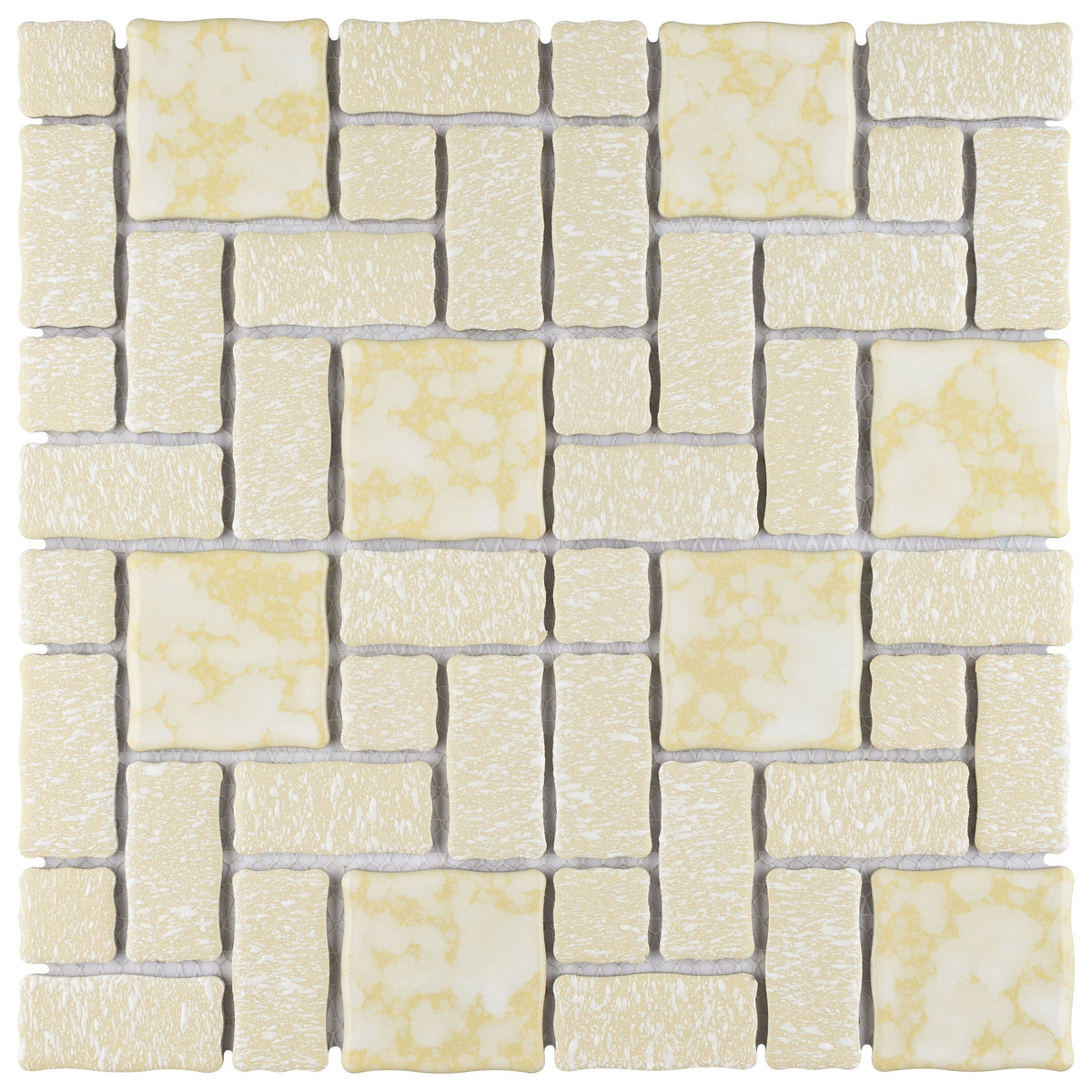 Affinity Tile Academy Gold 12-in x 12-in Multi-finish Porcelain Mosaic Floor and Wall Tile product image