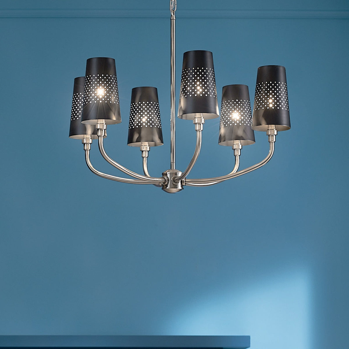 Kichler Adeena 6-Light Pewter Traditional Chandelier