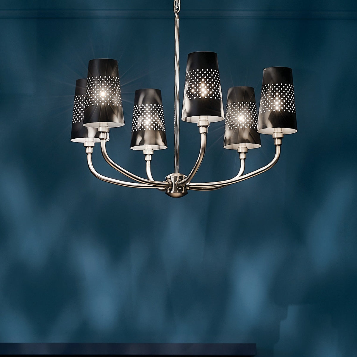 Kichler Adeena 6-Light Pewter Traditional Chandelier
