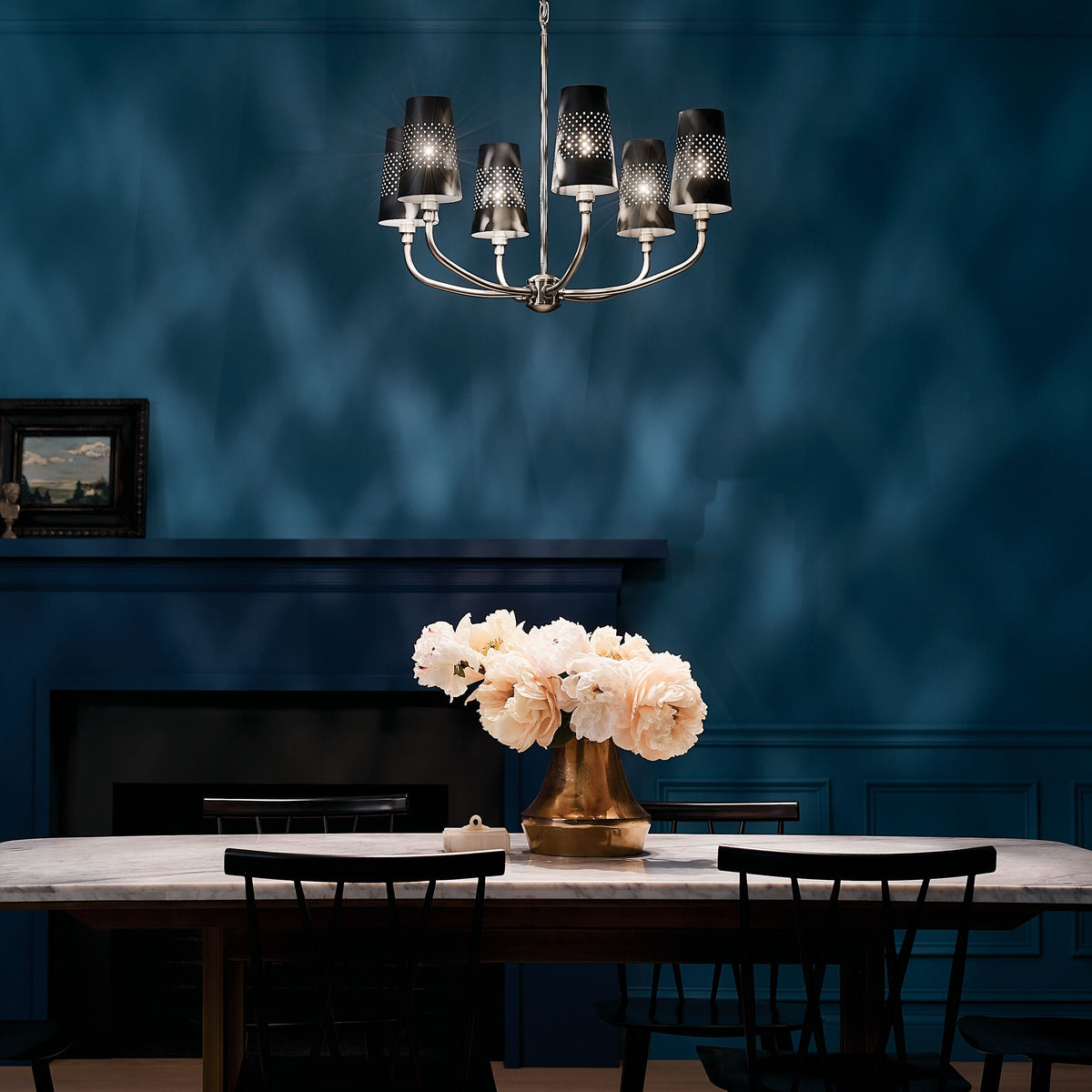 Kichler Adeena 6-Light Pewter Traditional Chandelier