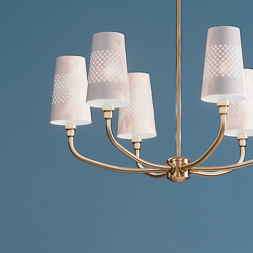 Kichler Adeena 6-Light Brushed Traditional Chandelier