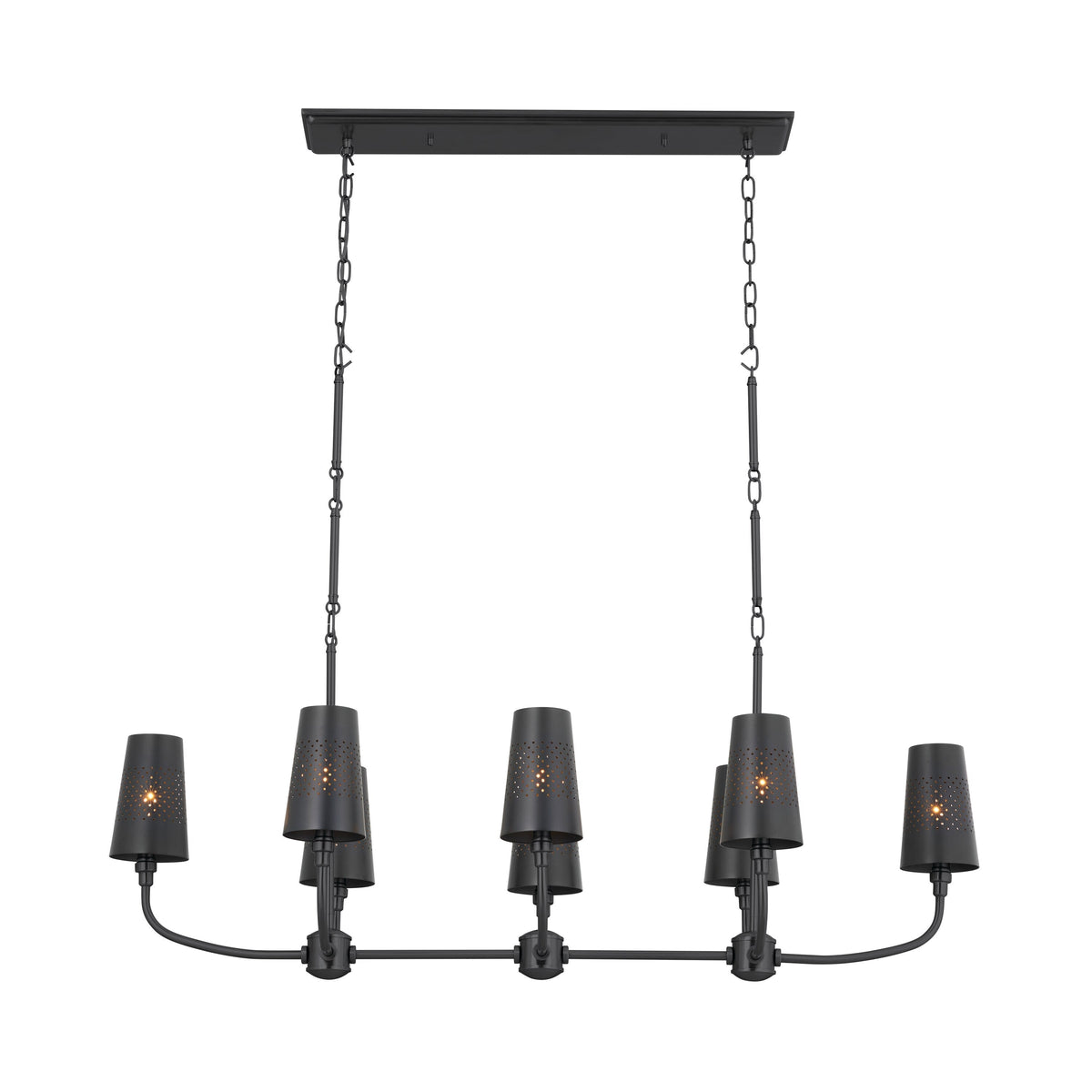 Kichler Adeena 8-Light Black Traditional Chandelier