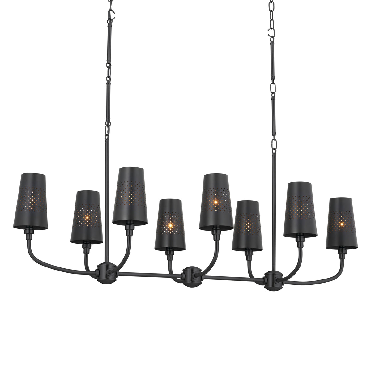 Kichler Adeena 8-Light Black Traditional Chandelier