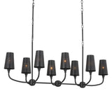 Kichler Adeena 8-Light Black Traditional Chandelier