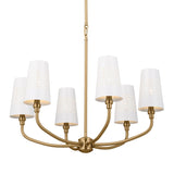 Kichler Adeena 6-Light Brushed Traditional Chandelier
