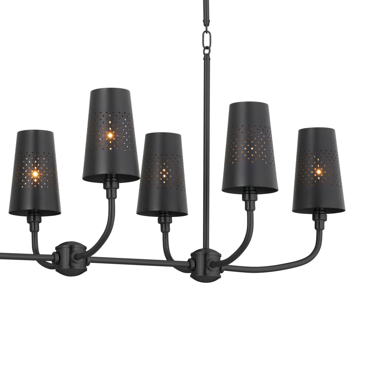 Kichler Adeena 8-Light Black Traditional Chandelier