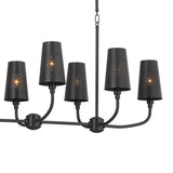 Kichler Adeena 8-Light Black Traditional Chandelier