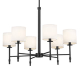 Kichler Ali 6-Light Black Traditional Chandelier