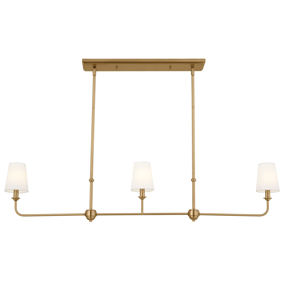 Kichler Pallas 3-Light Brushed Traditional Chandelier