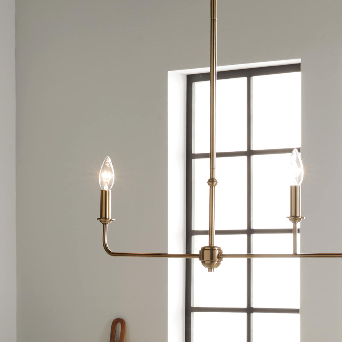 Kichler Pallas 3-Light Brushed Traditional Chandelier